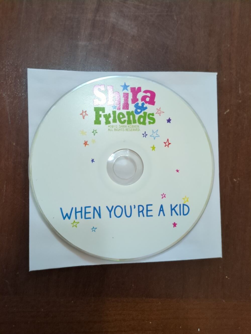 Shira and friends when you're a kid disc only